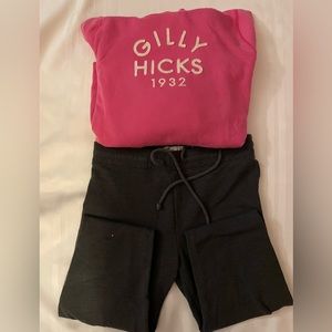 EUC 2 piece Hollister/ Gilly Hicks sweats and hoodie